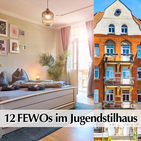 12 Fewos Im Jugendstilhaus Mit Aufzug, Terrasse, Kingsize-Bett, Smart-Tv, Etc แอร์ฟวร์ท ภายนอก รูปภาพ