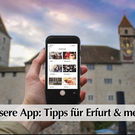 12 Fewos Im Jugendstilhaus Mit Aufzug, Terrasse, Kingsize-Bett, Smart-Tv, Etc แอร์ฟวร์ท ภายนอก รูปภาพ