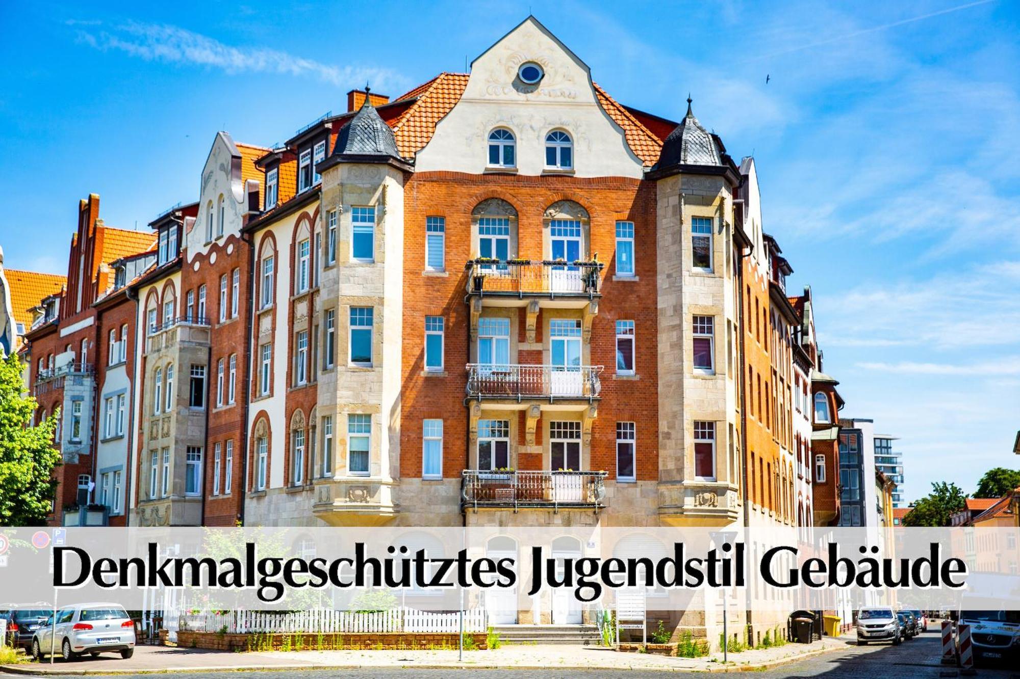 12 Fewos Im Jugendstilhaus Mit Aufzug, Terrasse, Kingsize-Bett, Smart-Tv, Etc แอร์ฟวร์ท ภายนอก รูปภาพ