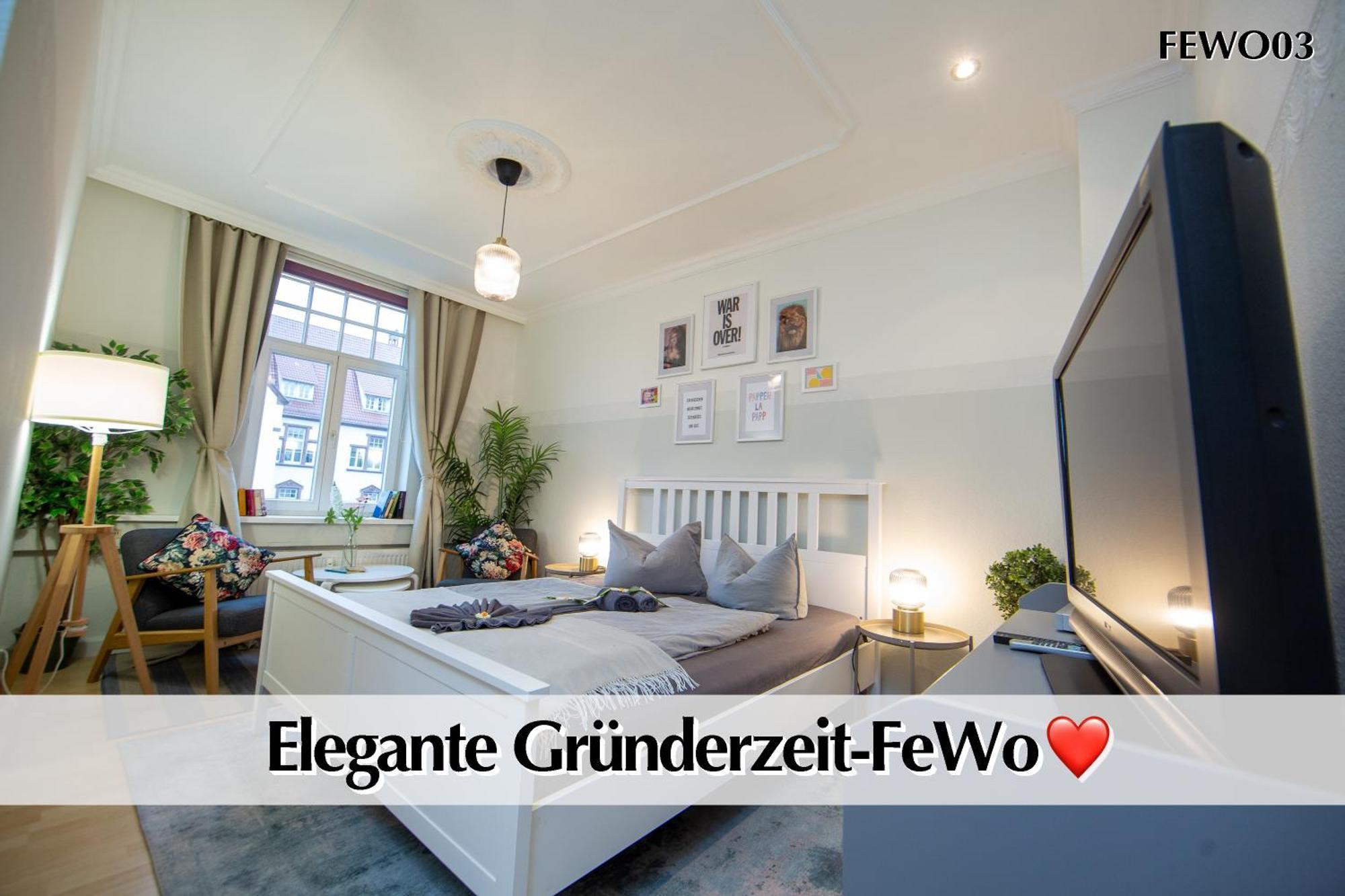 12 Fewos Im Jugendstilhaus Mit Aufzug, Terrasse, Kingsize-Bett, Smart-Tv, Etc แอร์ฟวร์ท ภายนอก รูปภาพ