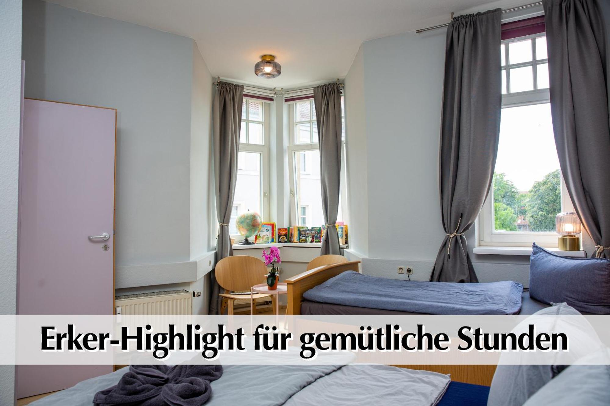 12 Fewos Im Jugendstilhaus Mit Aufzug, Terrasse, Kingsize-Bett, Smart-Tv, Etc แอร์ฟวร์ท ห้อง รูปภาพ
