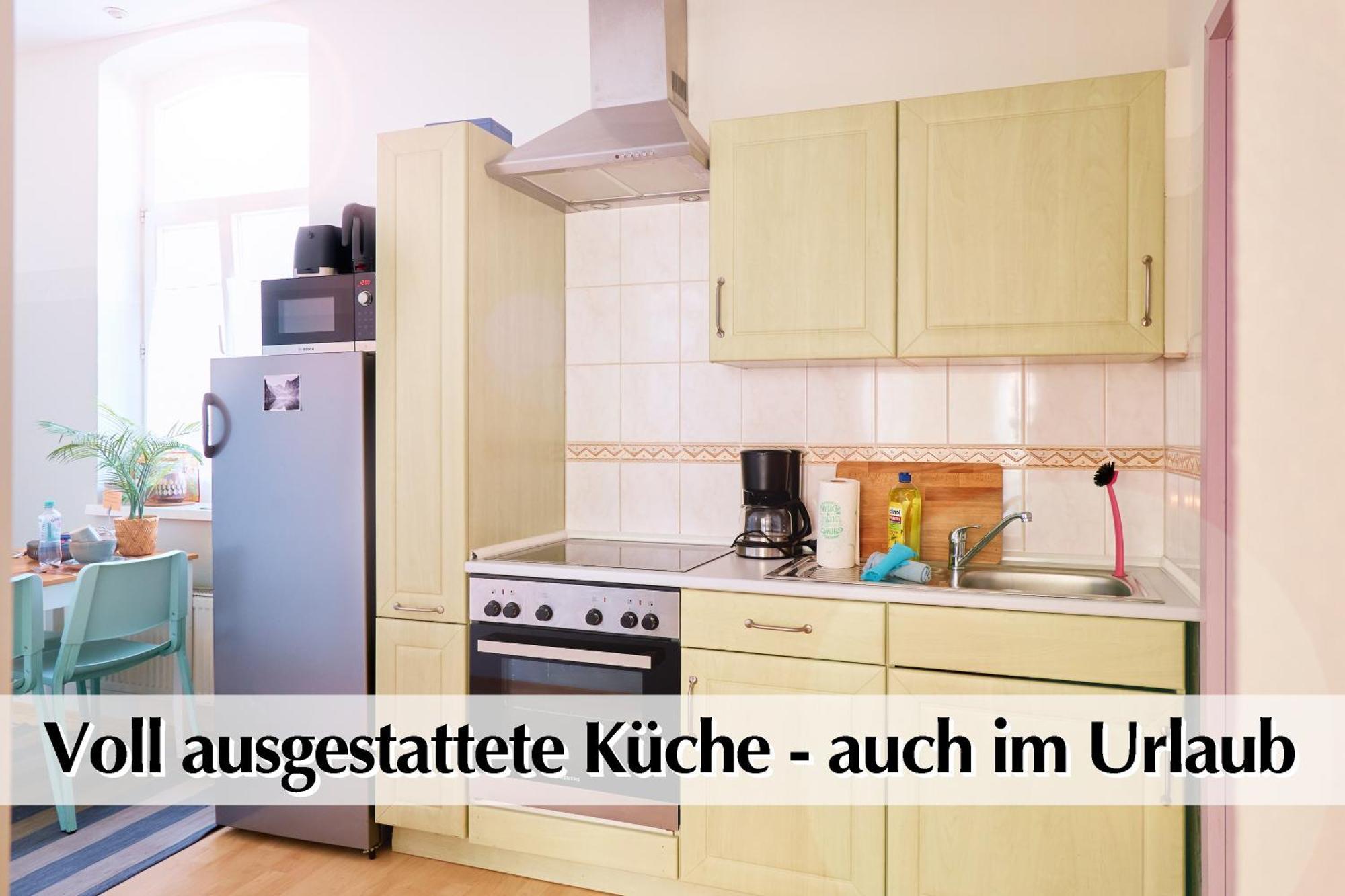 12 Fewos Im Jugendstilhaus Mit Aufzug, Terrasse, Kingsize-Bett, Smart-Tv, Etc แอร์ฟวร์ท ห้อง รูปภาพ
