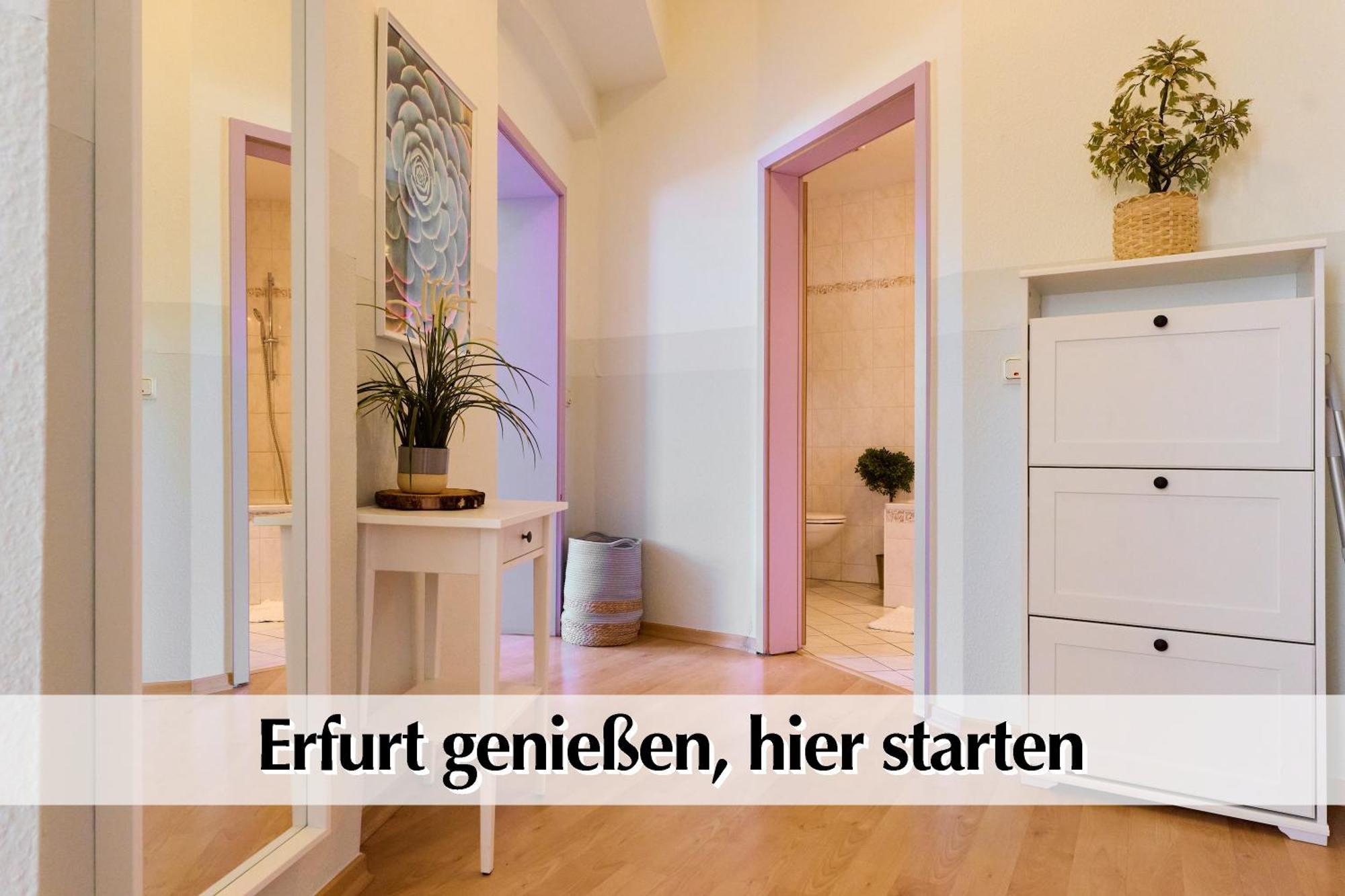 12 Fewos Im Jugendstilhaus Mit Aufzug, Terrasse, Kingsize-Bett, Smart-Tv, Etc แอร์ฟวร์ท ห้อง รูปภาพ
