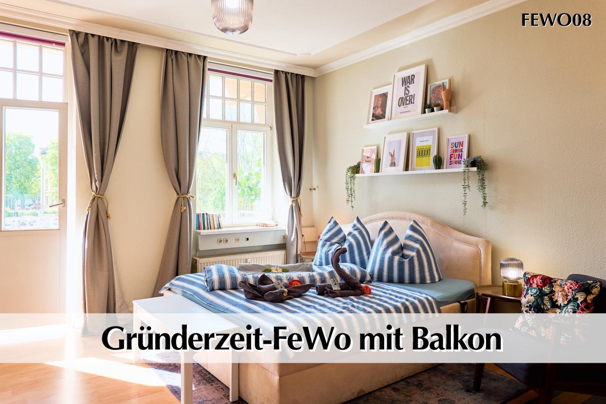 12 Fewos Im Jugendstilhaus Mit Aufzug, Terrasse, Kingsize-Bett, Smart-Tv, Etc แอร์ฟวร์ท ภายนอก รูปภาพ