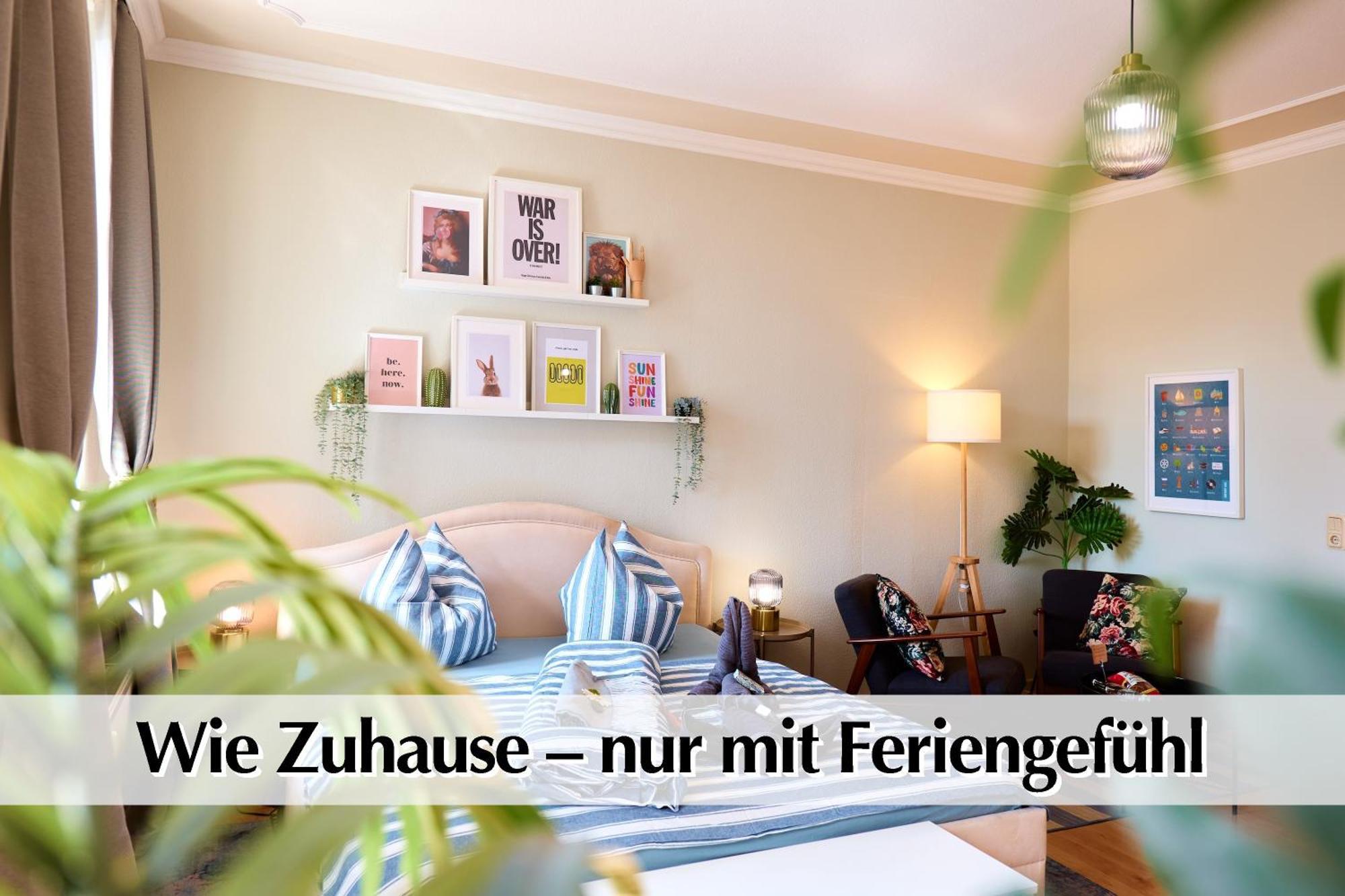 12 Fewos Im Jugendstilhaus Mit Aufzug, Terrasse, Kingsize-Bett, Smart-Tv, Etc แอร์ฟวร์ท ห้อง รูปภาพ