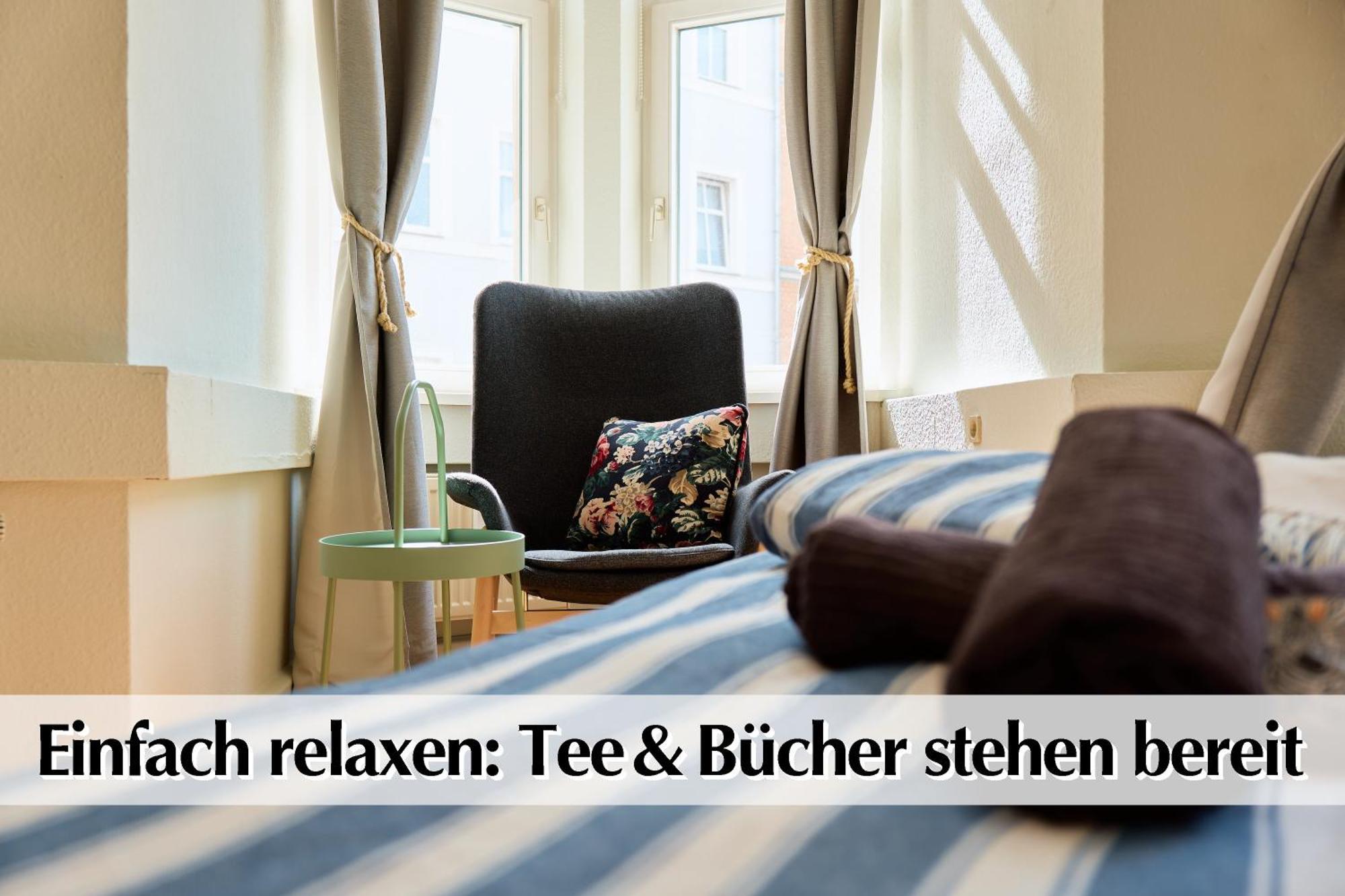 12 Fewos Im Jugendstilhaus Mit Aufzug, Terrasse, Kingsize-Bett, Smart-Tv, Etc แอร์ฟวร์ท ห้อง รูปภาพ
